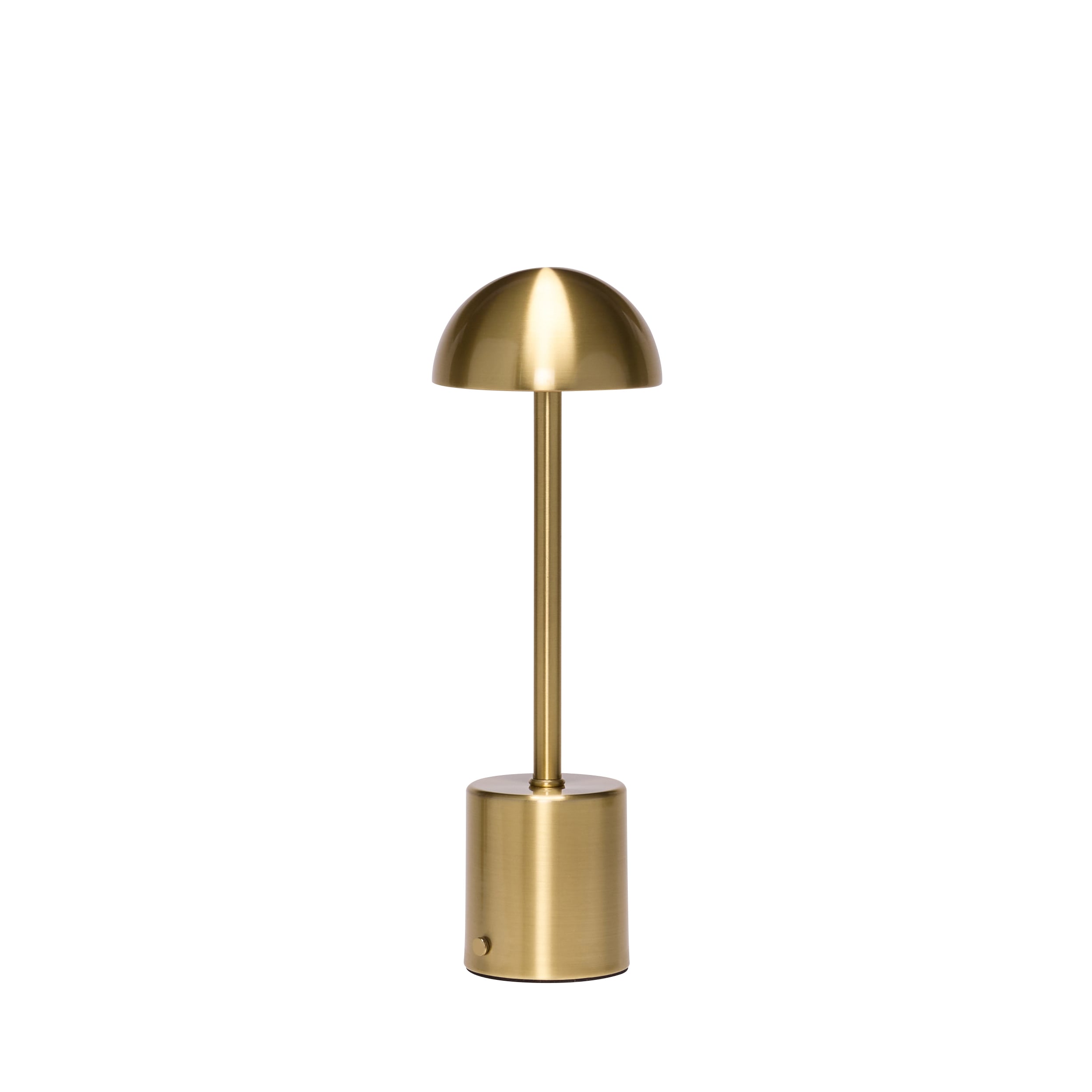 Hübsch - Taten Tragbare Lampe - Messingfarben - ø10xh30cm