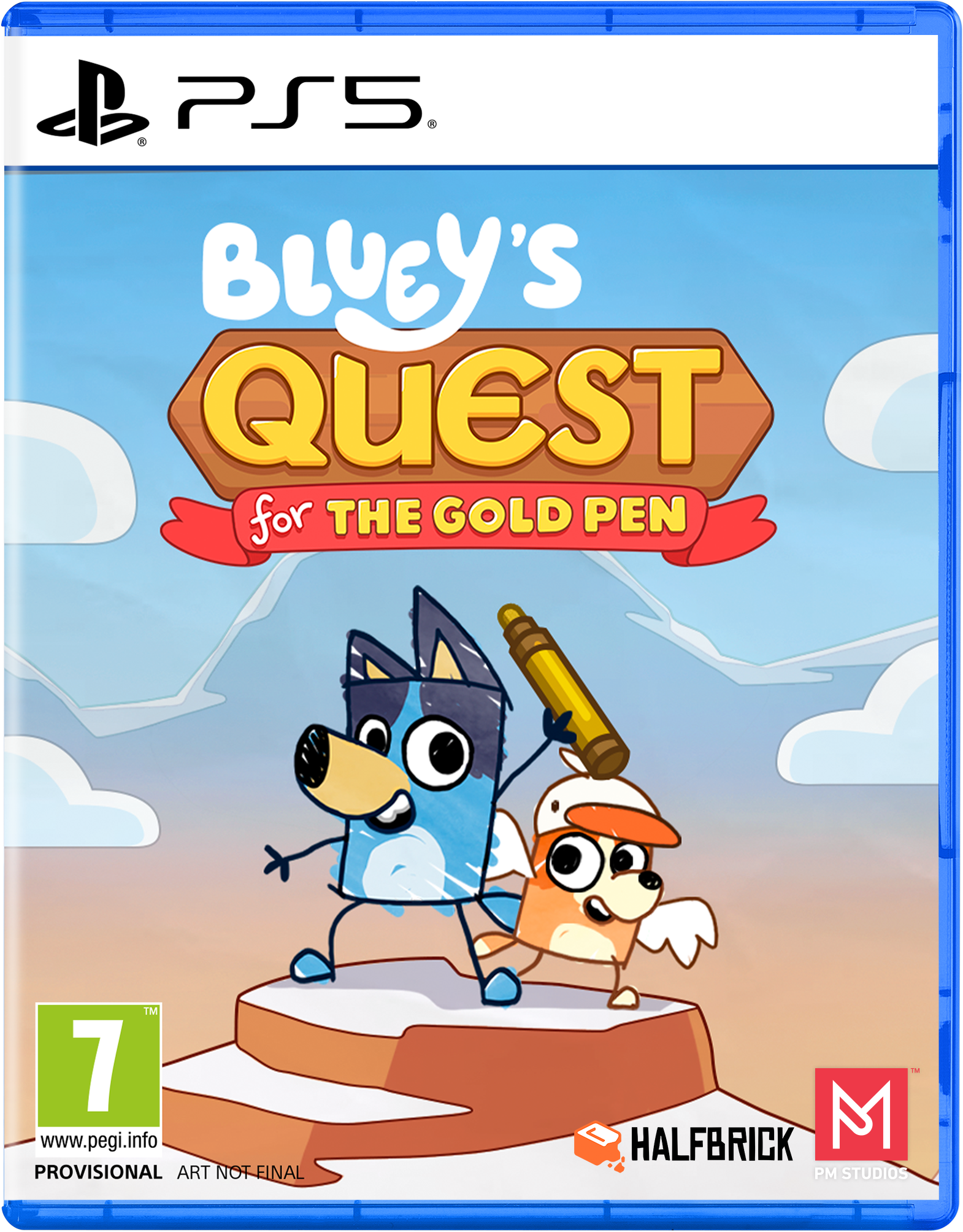 Bluey´s Quest for the Gold Pen