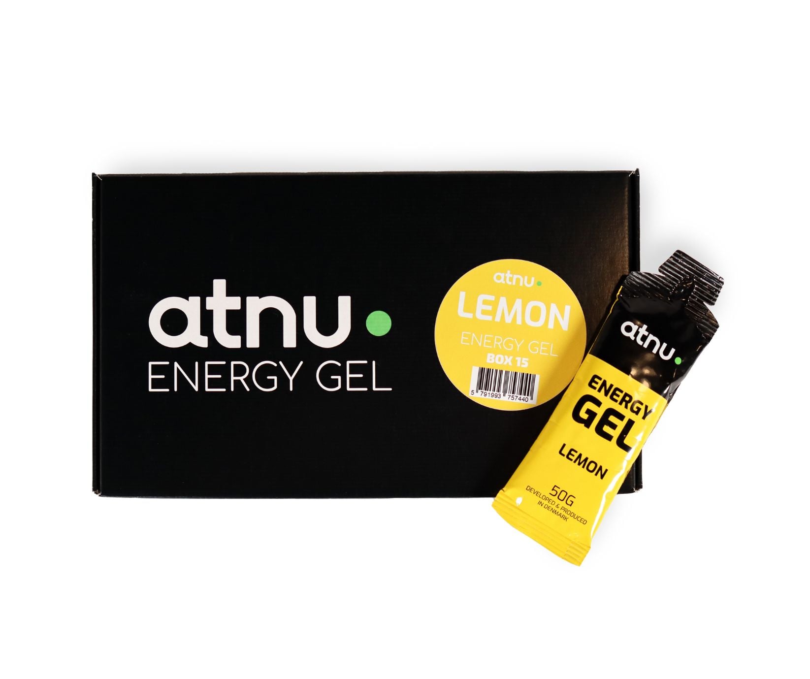 Atnu - Energy Gel Lemon Box - 15 pcs