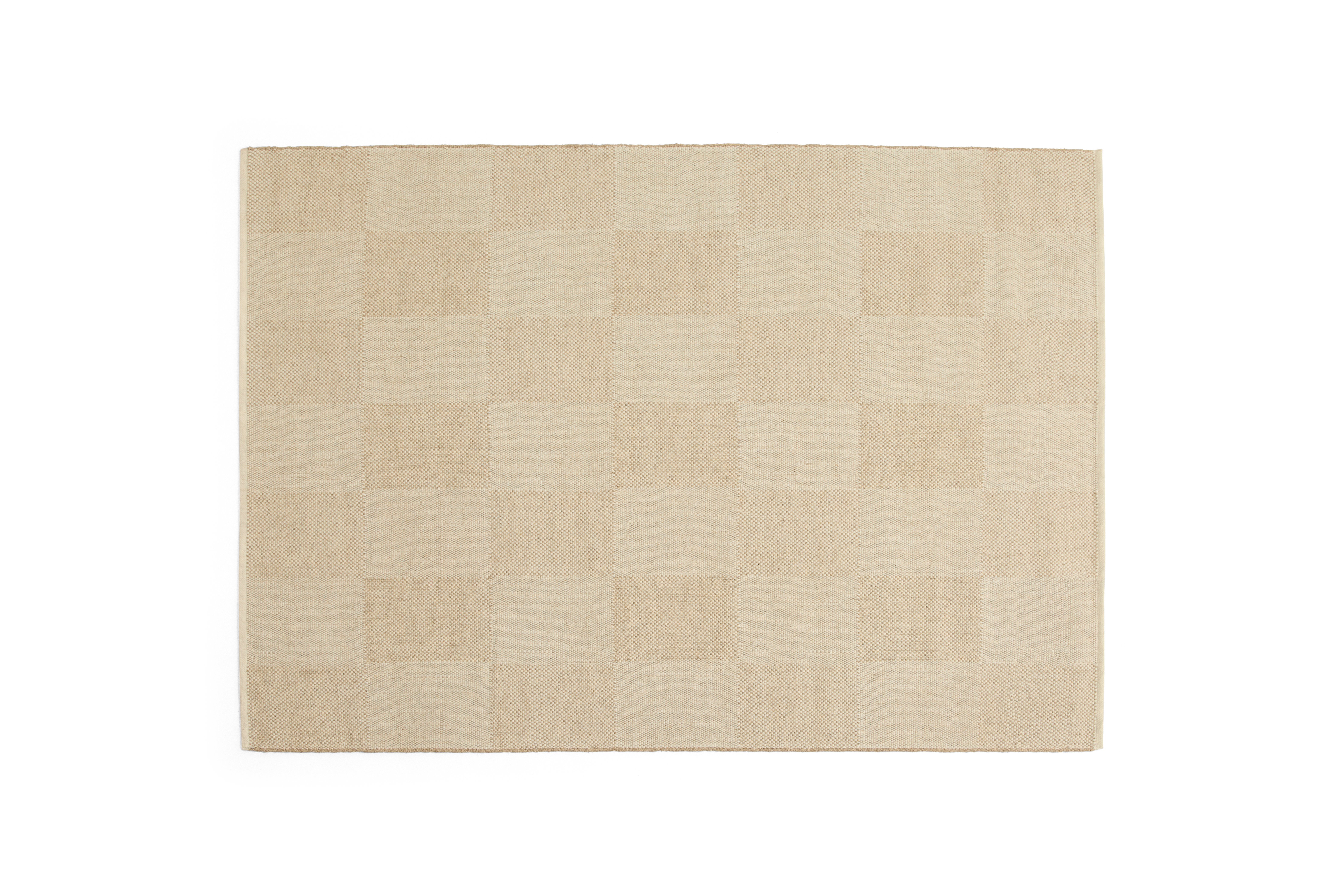HAY - Check Teppich 140x200 cm (Sandfarben)