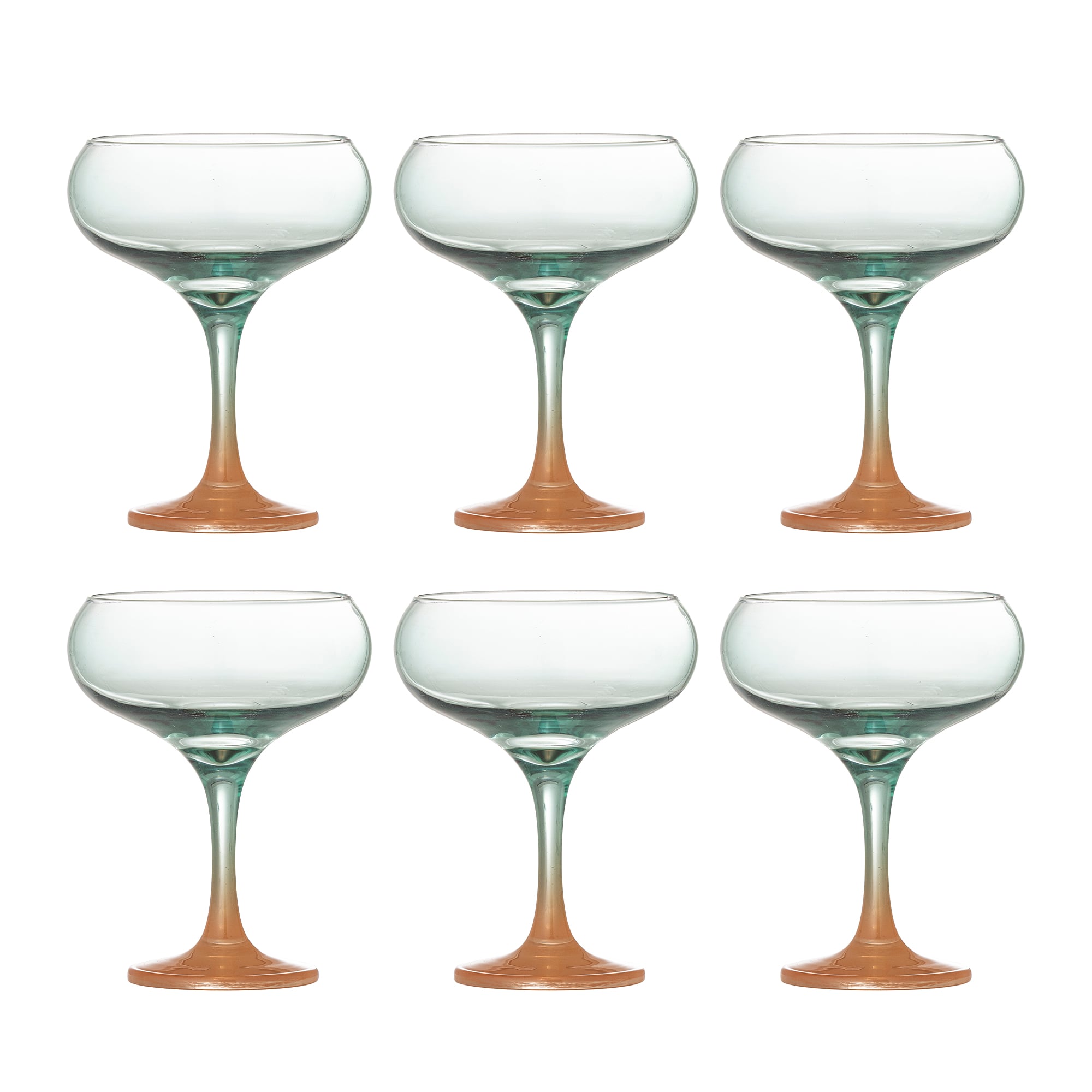Bloomingville – Signe Cocktailglas – 6er-Set – mehrfarbig