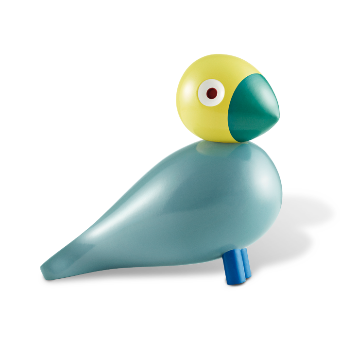 Kay Bojesen - Singvogel Sunshine - Türkis & Gelb