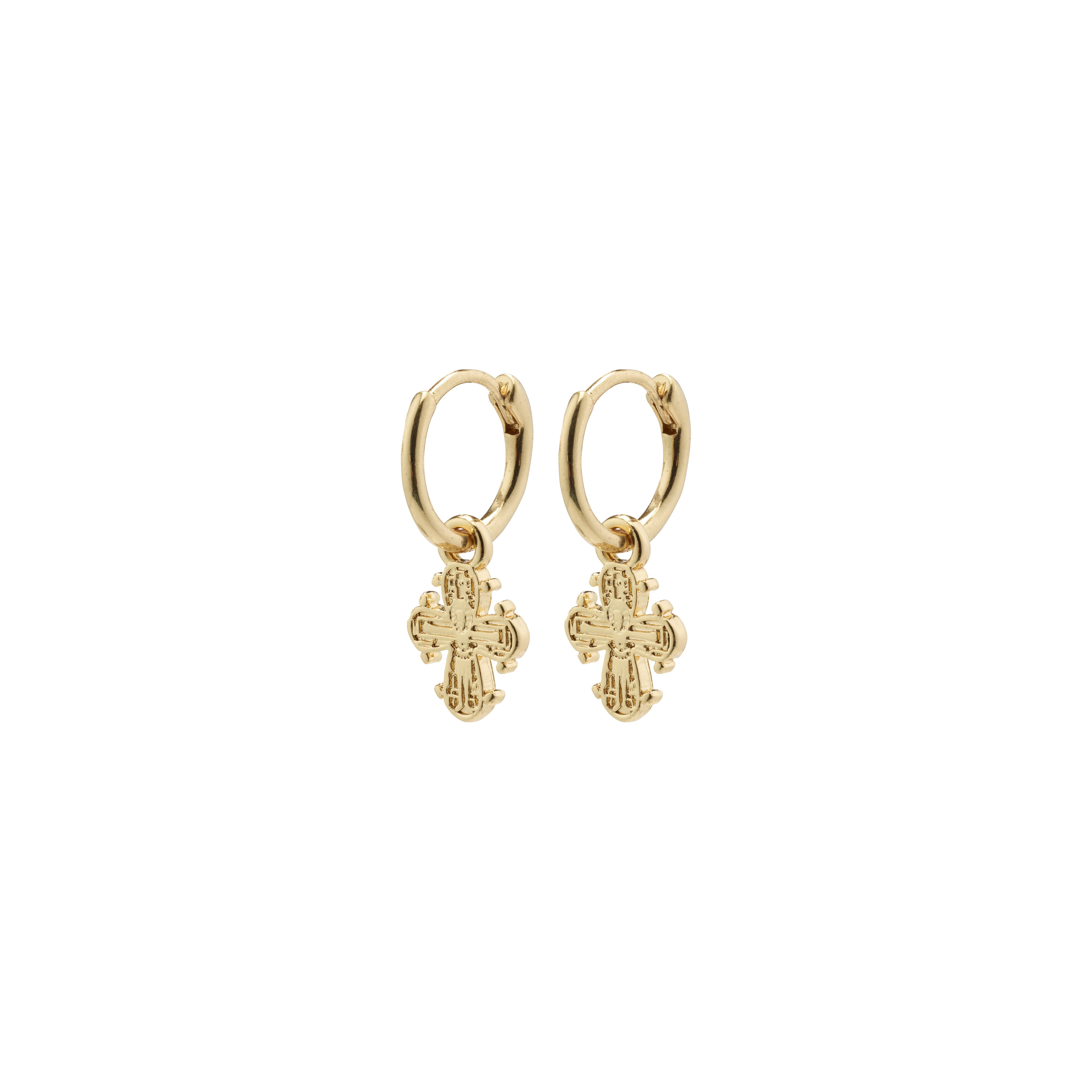 PILGRIM - DAGMAR Huggie Hoop Earrings - Gold-Plated - 10 mm