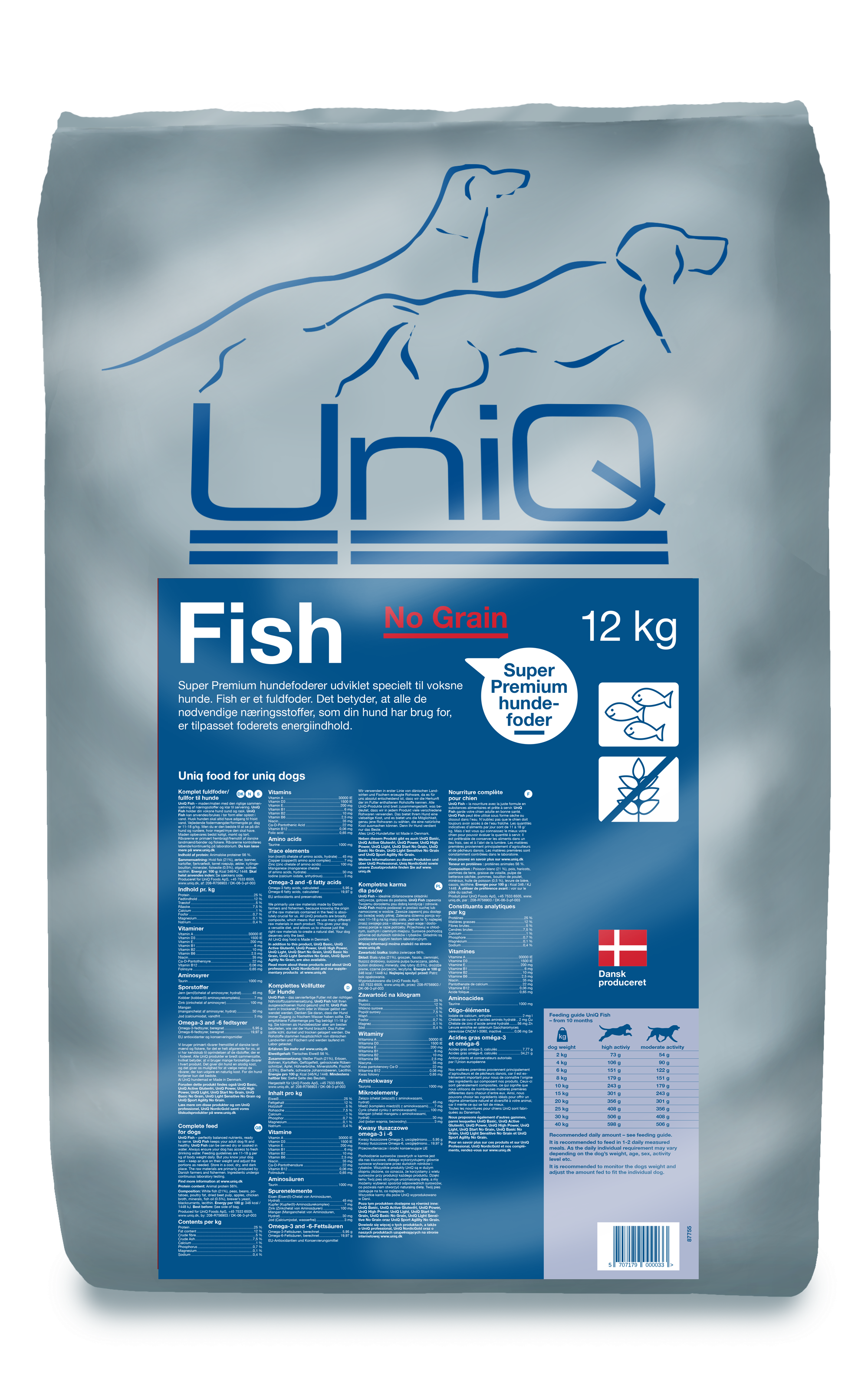 UniQ - Fish No Grain - 12 kg (110)