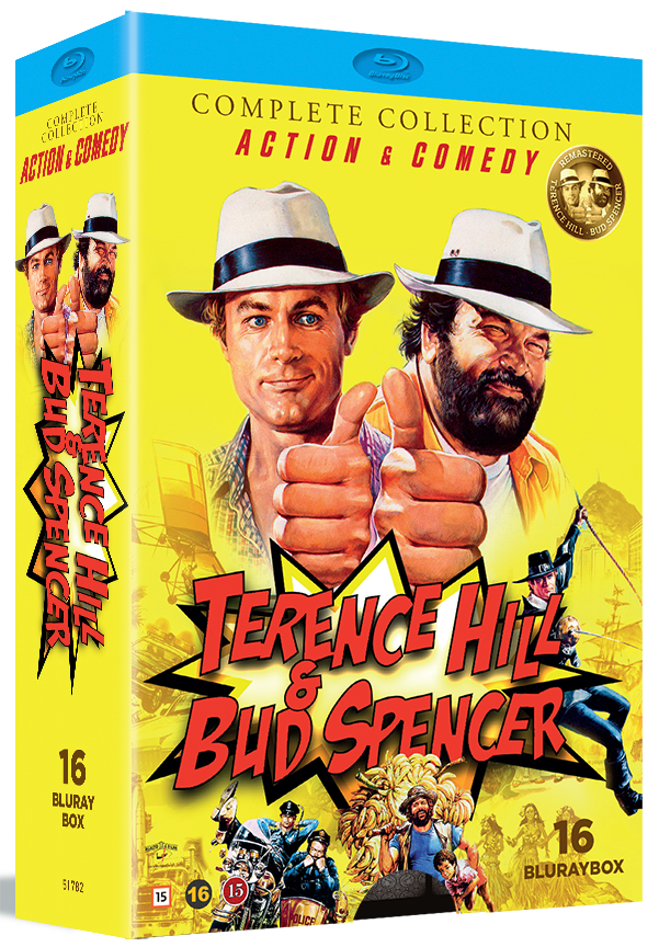 BUD SPENCER & TERENCE HILL -  THE CLASSIC COLLECTION - 16 Blu Ray Discs