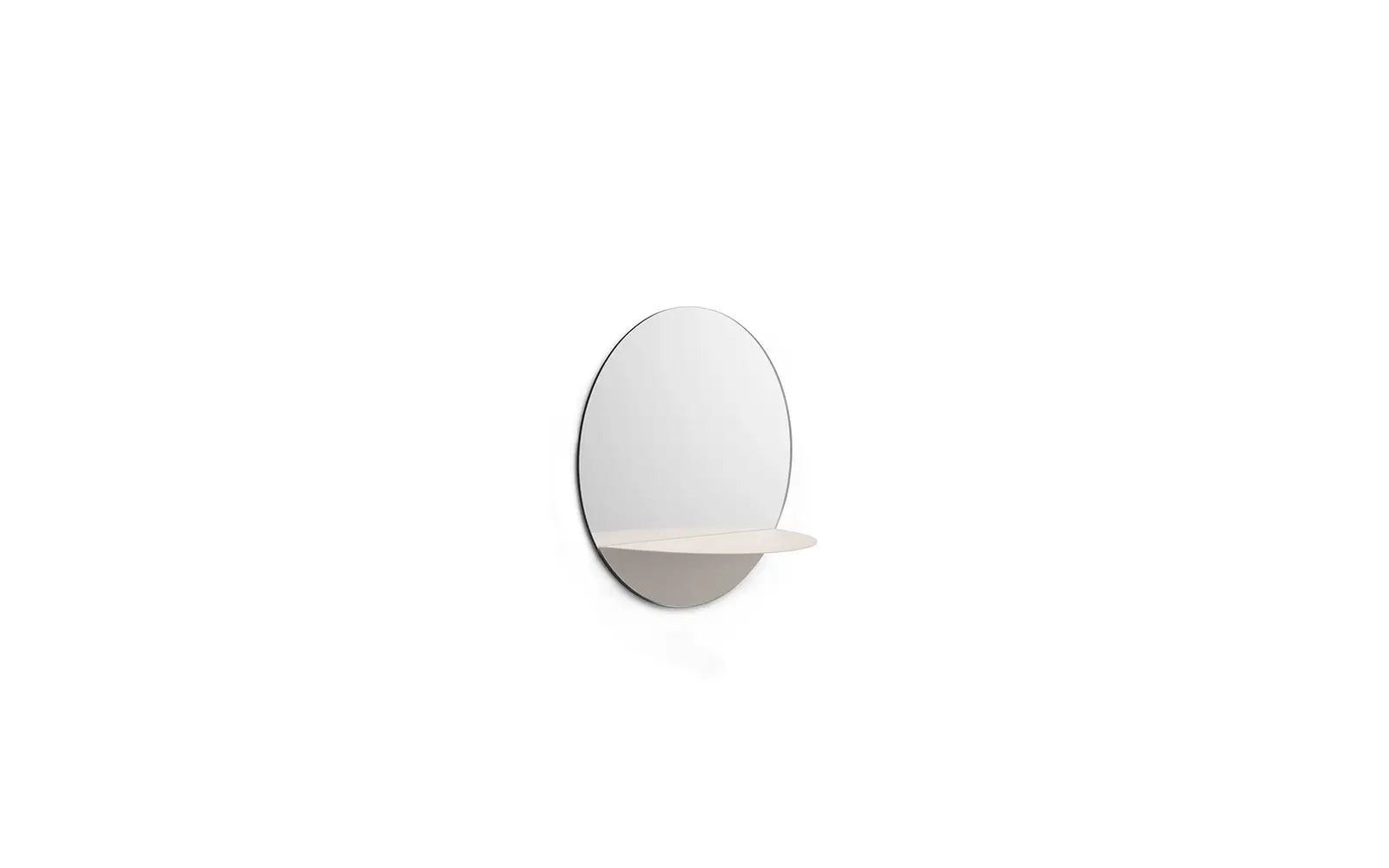 Normann Copenhagen - Horizon Runder Spiegel - Ø34 cm - Weiß