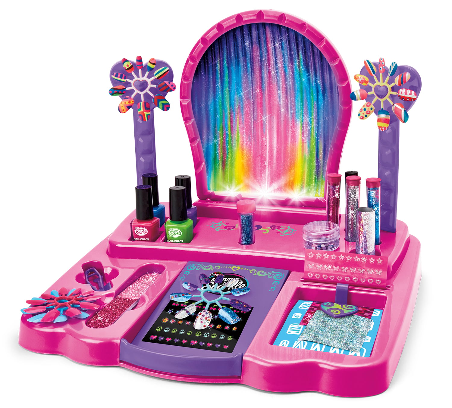 Shimmer 'n Sparkle - 8 in 1 Nail Salon with Nail Dryer (20-00238)