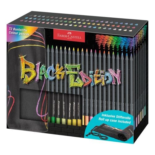 Faber-Castell - Black Edition Colour Pencil Roll (116418)