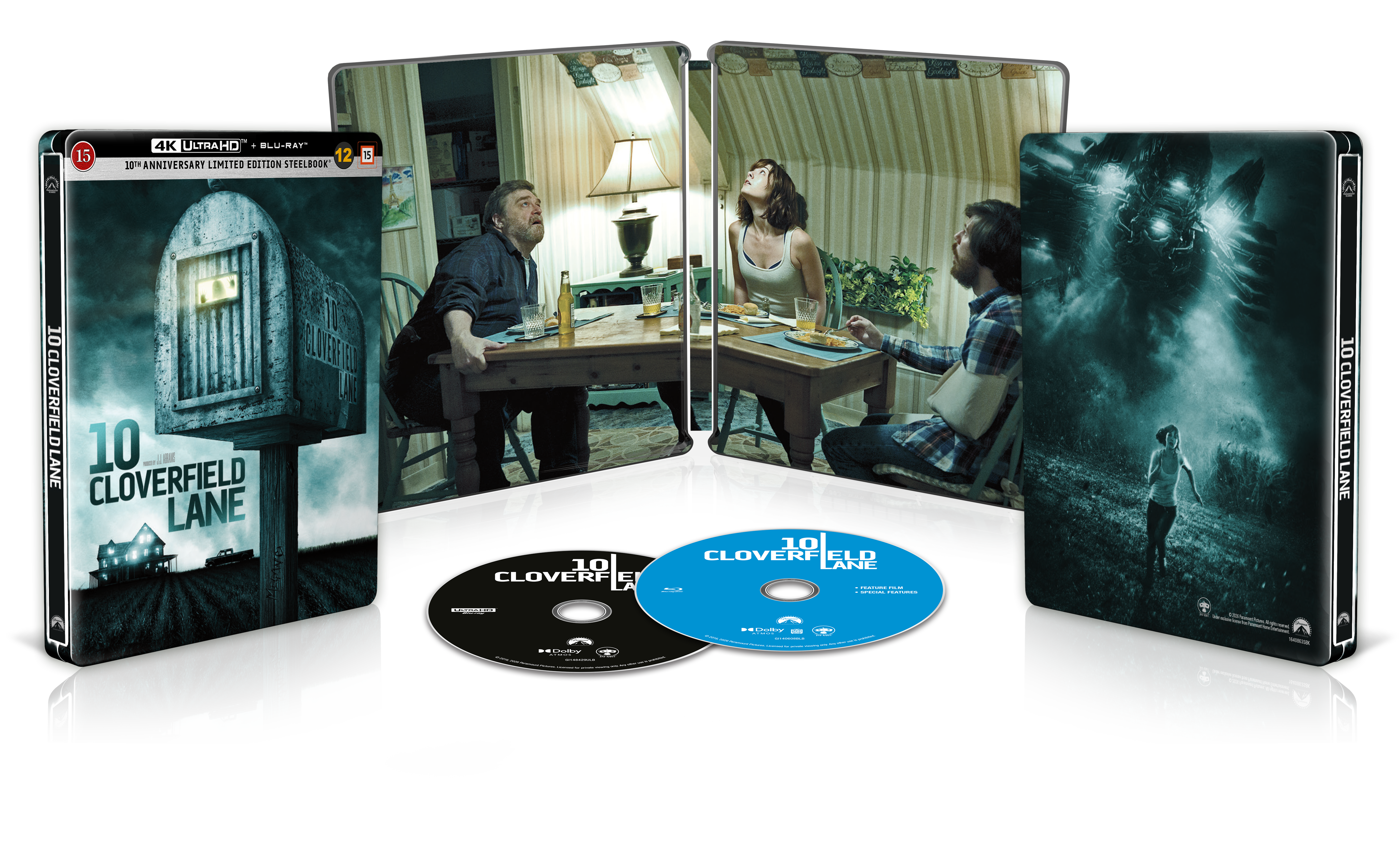 10 Cloverfield Lane Steelbook 2-disc (4K UHD + BD)