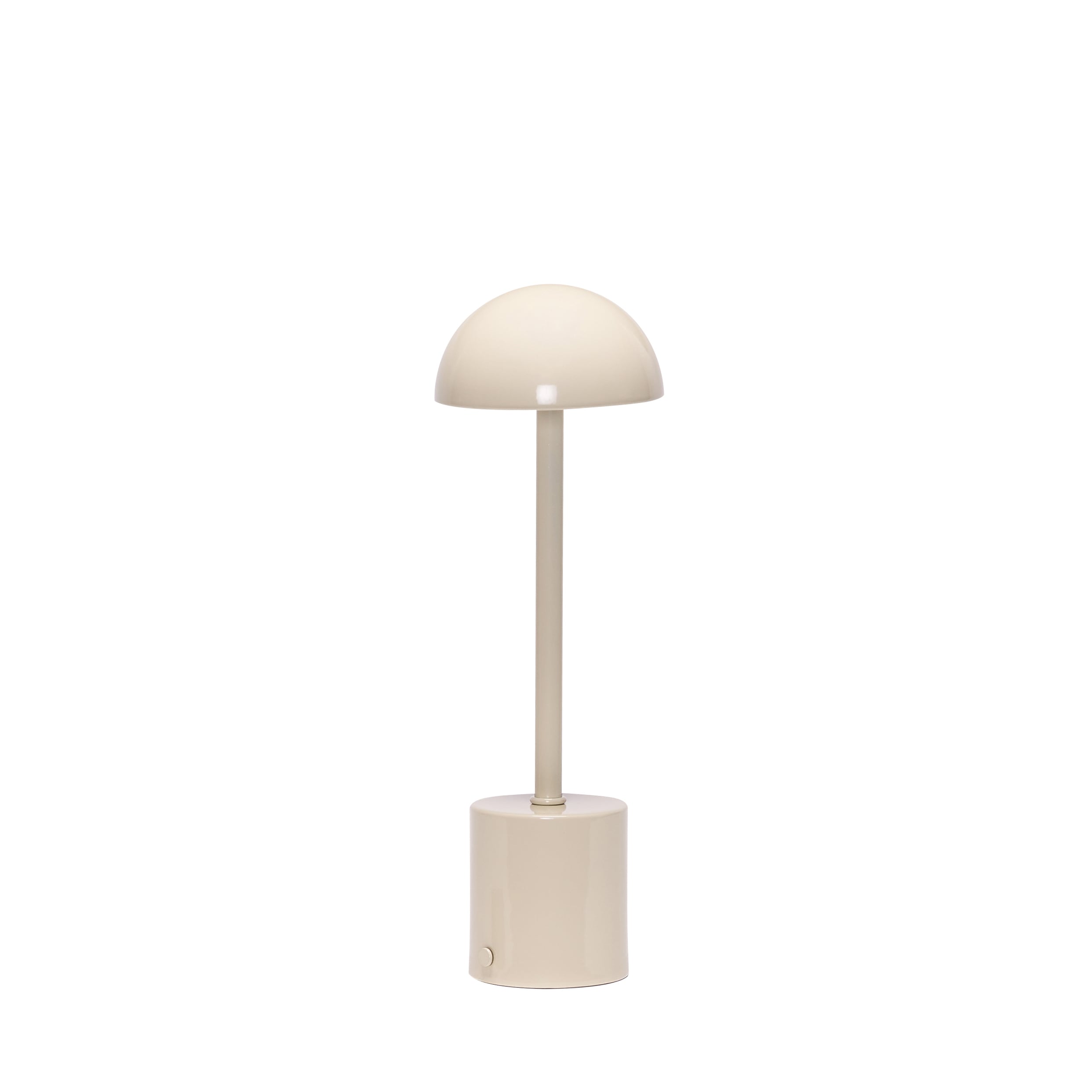 Hübsch - Taten Tragbare Lampe - Sandfarben - ø10xh30cm