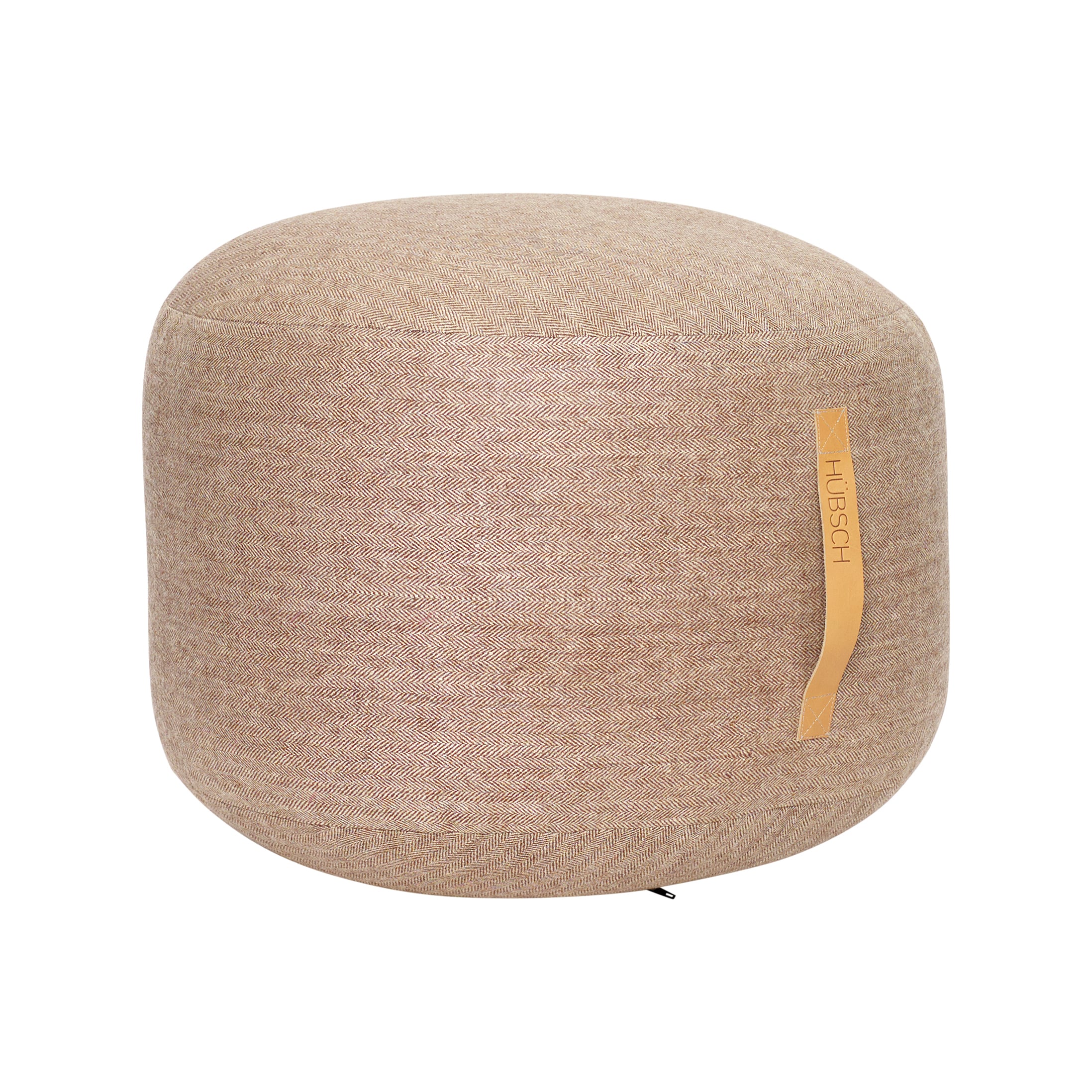 Hübsch – Mochi Pouf – Ø50 cm – Braun