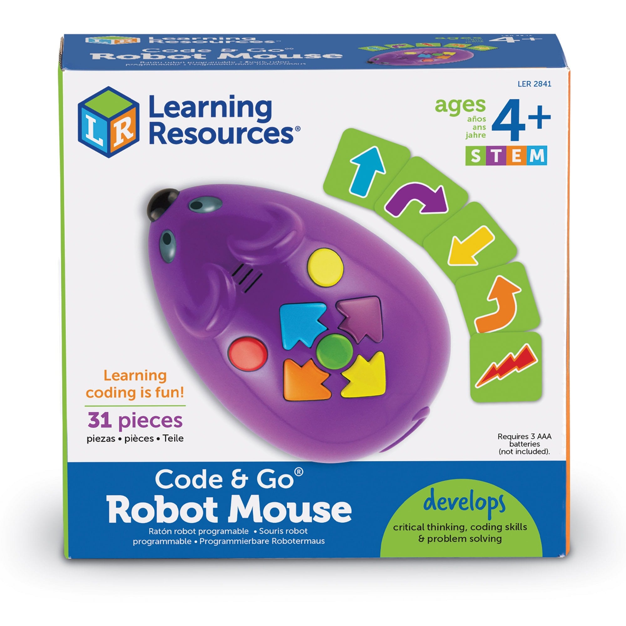 Learning Resources - Code & Go® Programmierbare Robotermaus - (LSP2841-SCA)