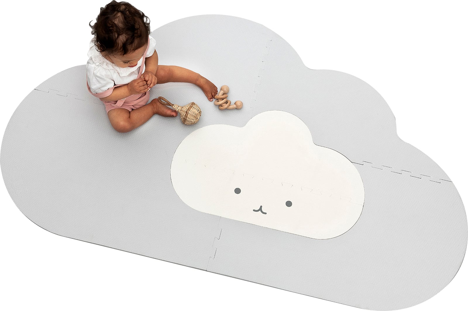Quut - Playmat - Head in the clouds - Pearl Grey
