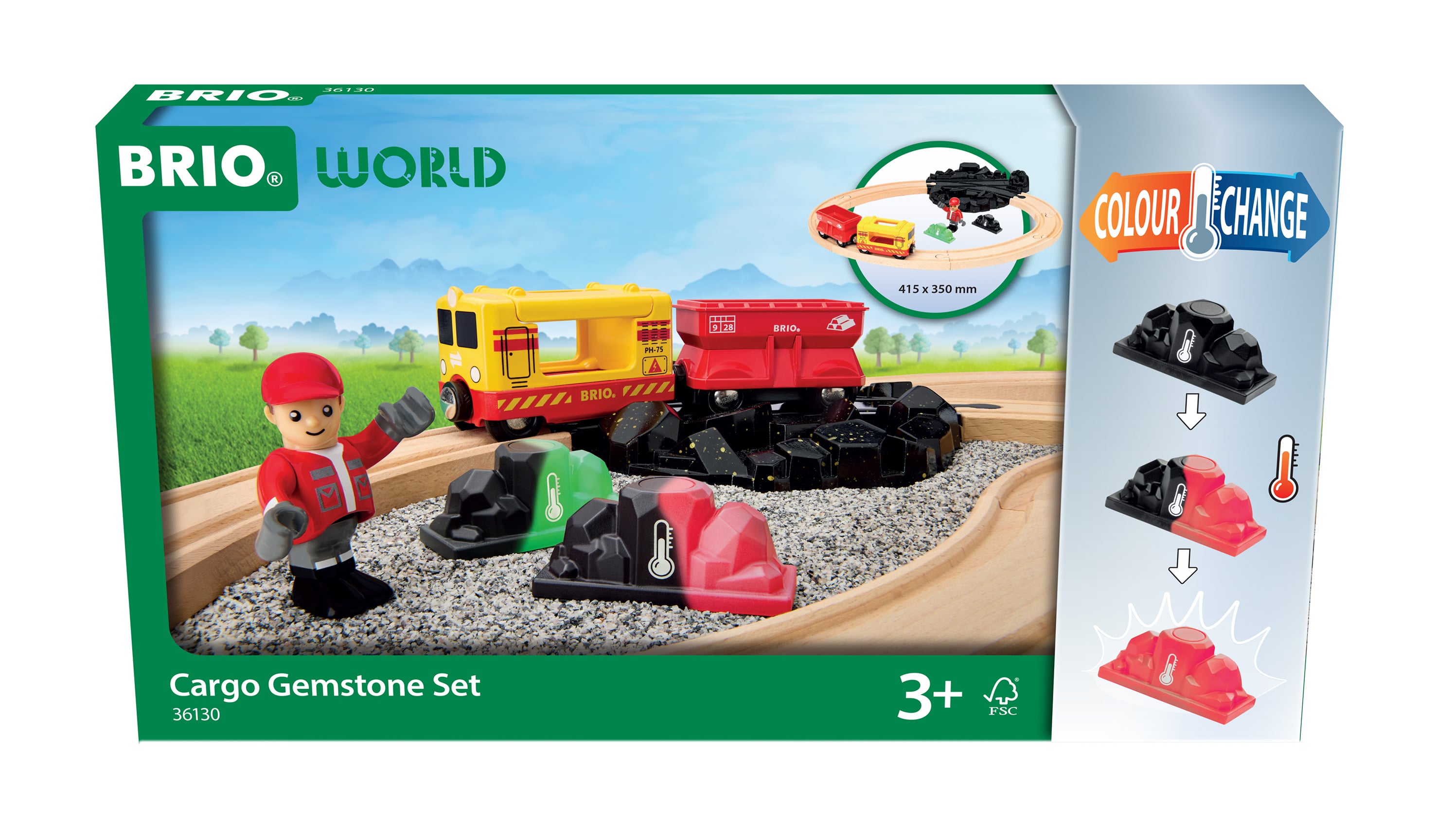 BRIO - Güterzug-Set mit Farbwechsel