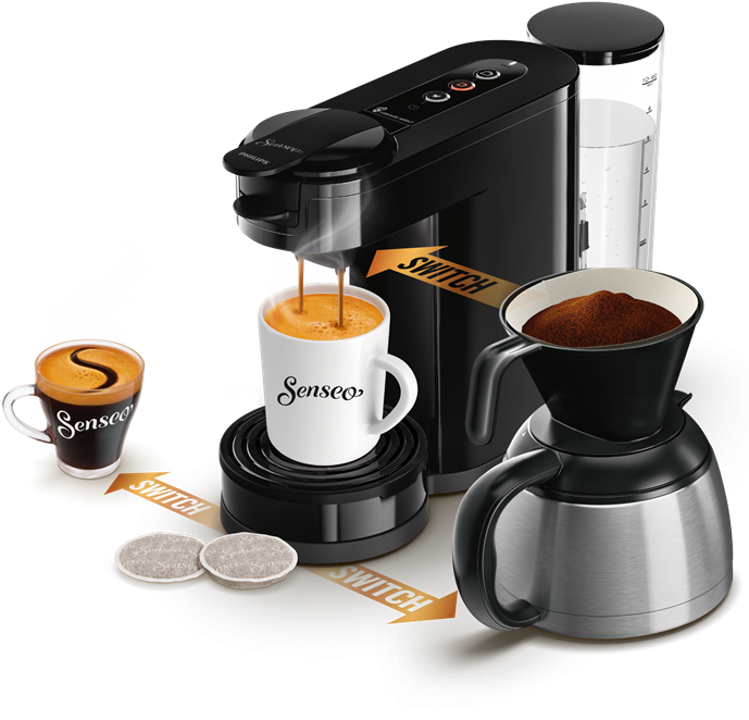 Senseo - Switch Kaffeemaschine HD6594/60 -  Schwarz