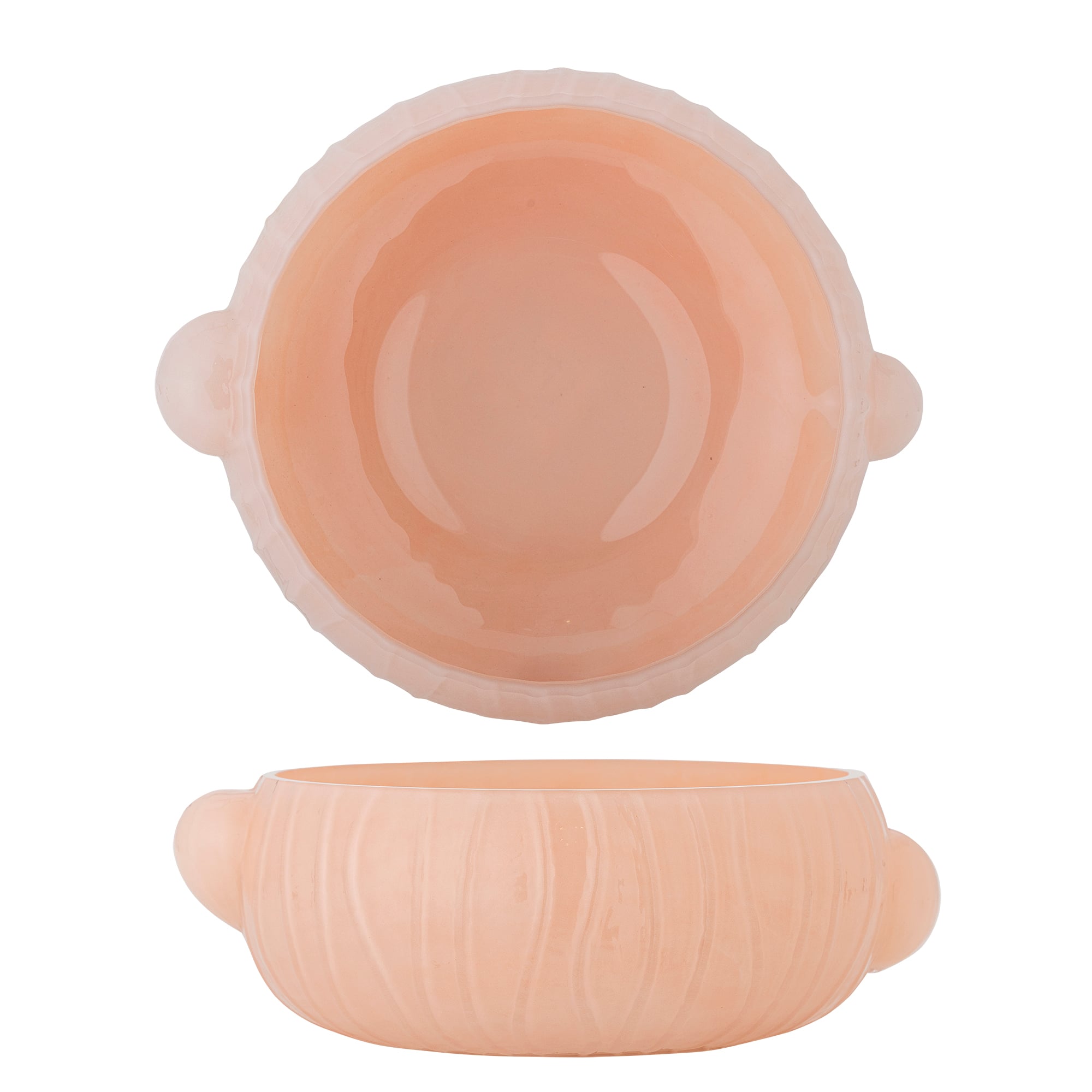 Bloomingville - Lalie Schale - Rose - Glas