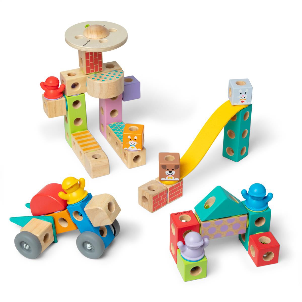 Melissa & Doug - Blockables Building Set Town