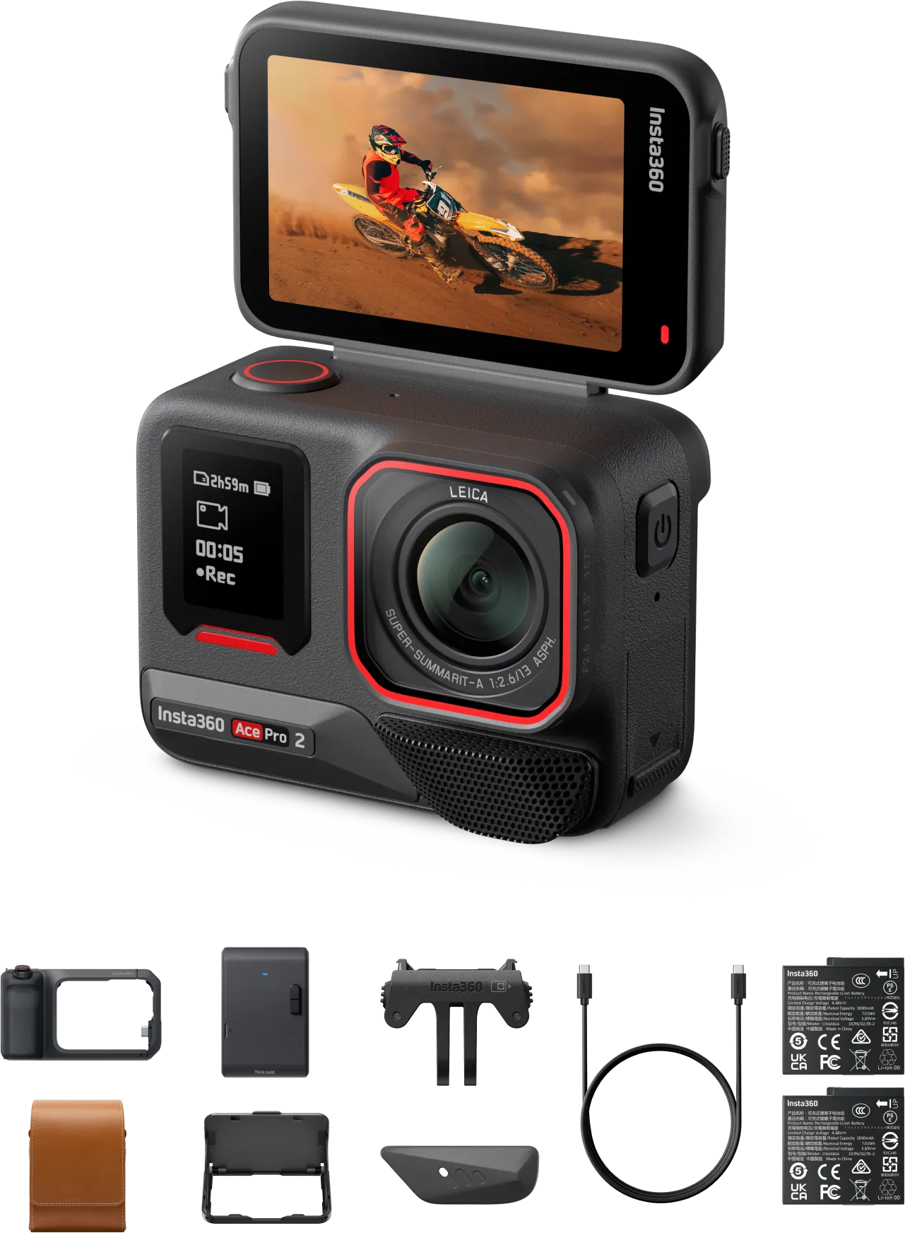 Insta360 - Ace Pro 2 Flash Print Bundle - Action-Kamera