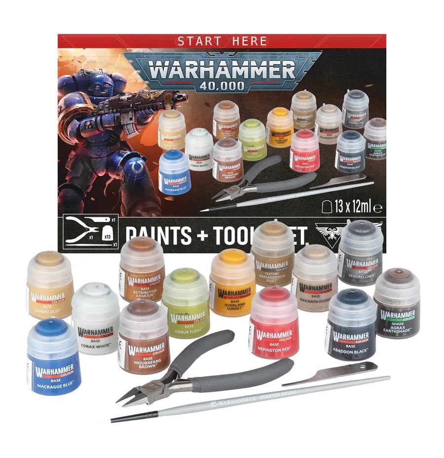 Warhammer 40.000 - Paints + Tools Set (2026)