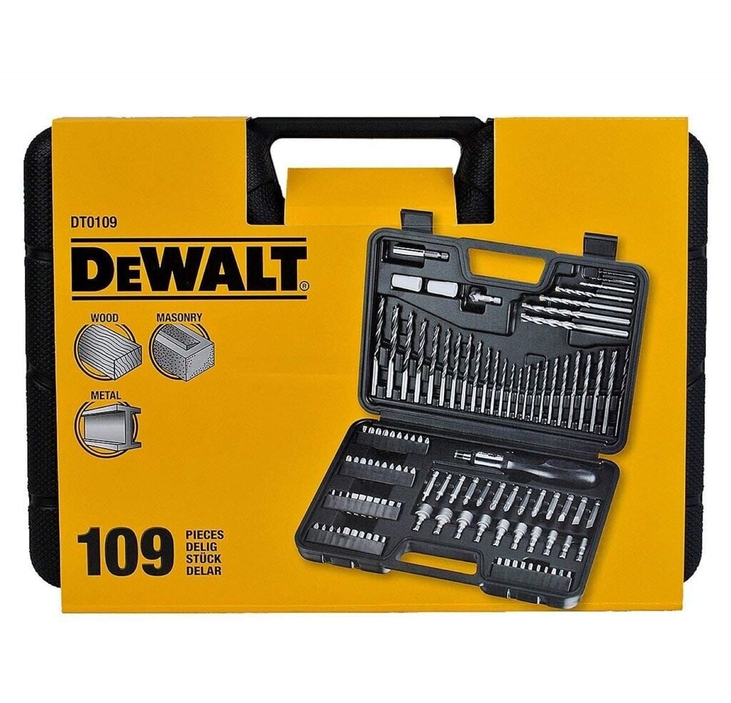 Dewalt - 109 pcs bits & drill set