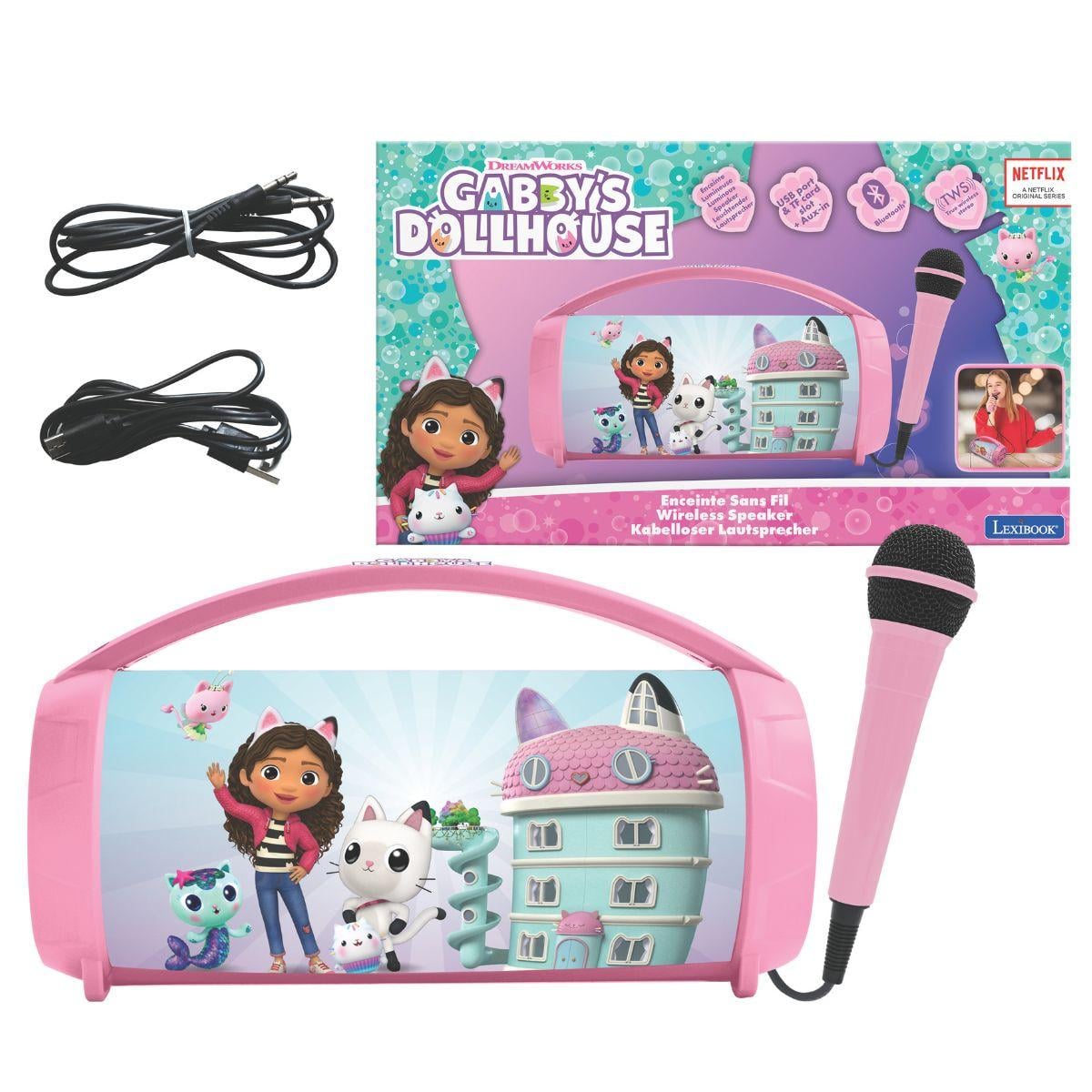 Lexibook - Gabbys Puppenhaus Bluetooth Licht-Lautsprecher mit Mikrofon - Multicolor