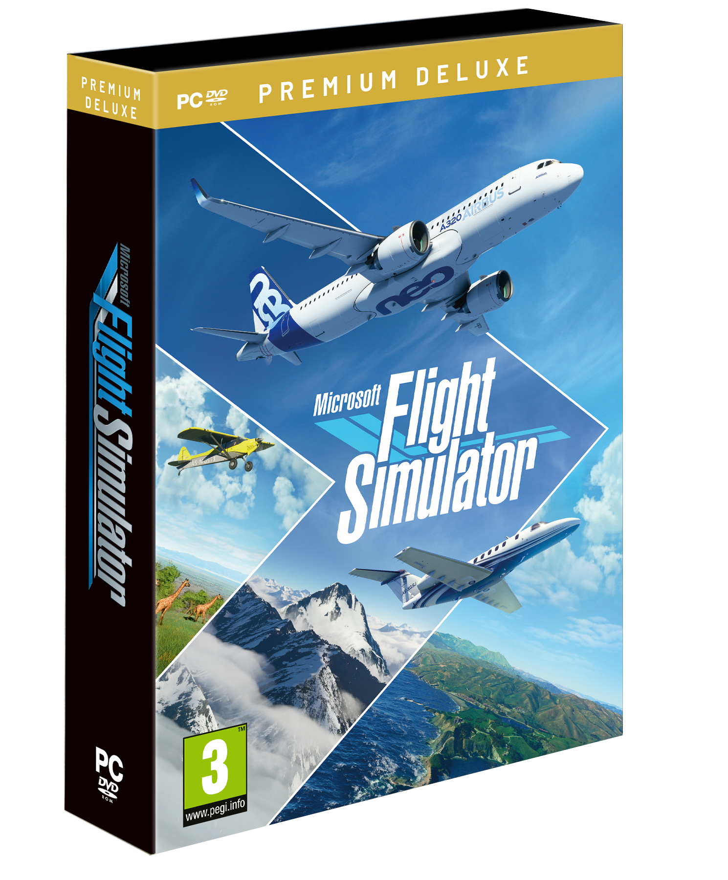 Microsoft Flight Sim 2020 (Premium Deluxe Edition) (DVD Format)