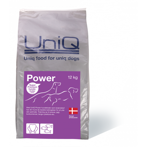 UniQ - Dog food Power Adult  - 12 kg