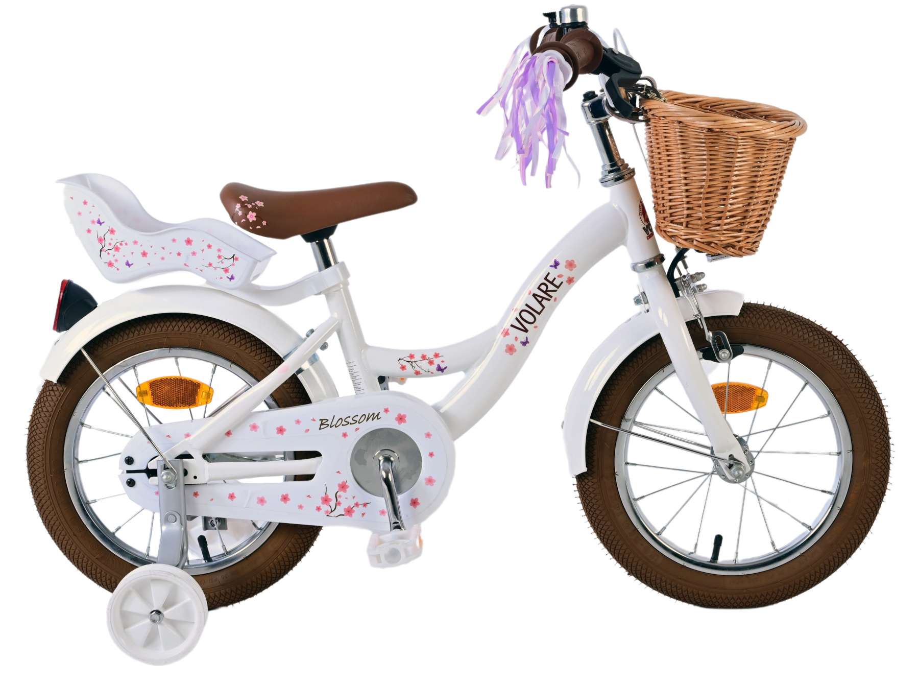 Volare – Kinderfahrrad 14" – Blossom White