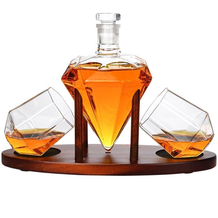 Mikamax - Deluxe Diamond Decanter Set