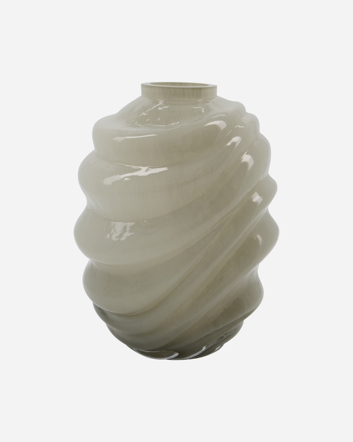 House Doctor - Desert Vase - H26,5 cm - Hellgrau
