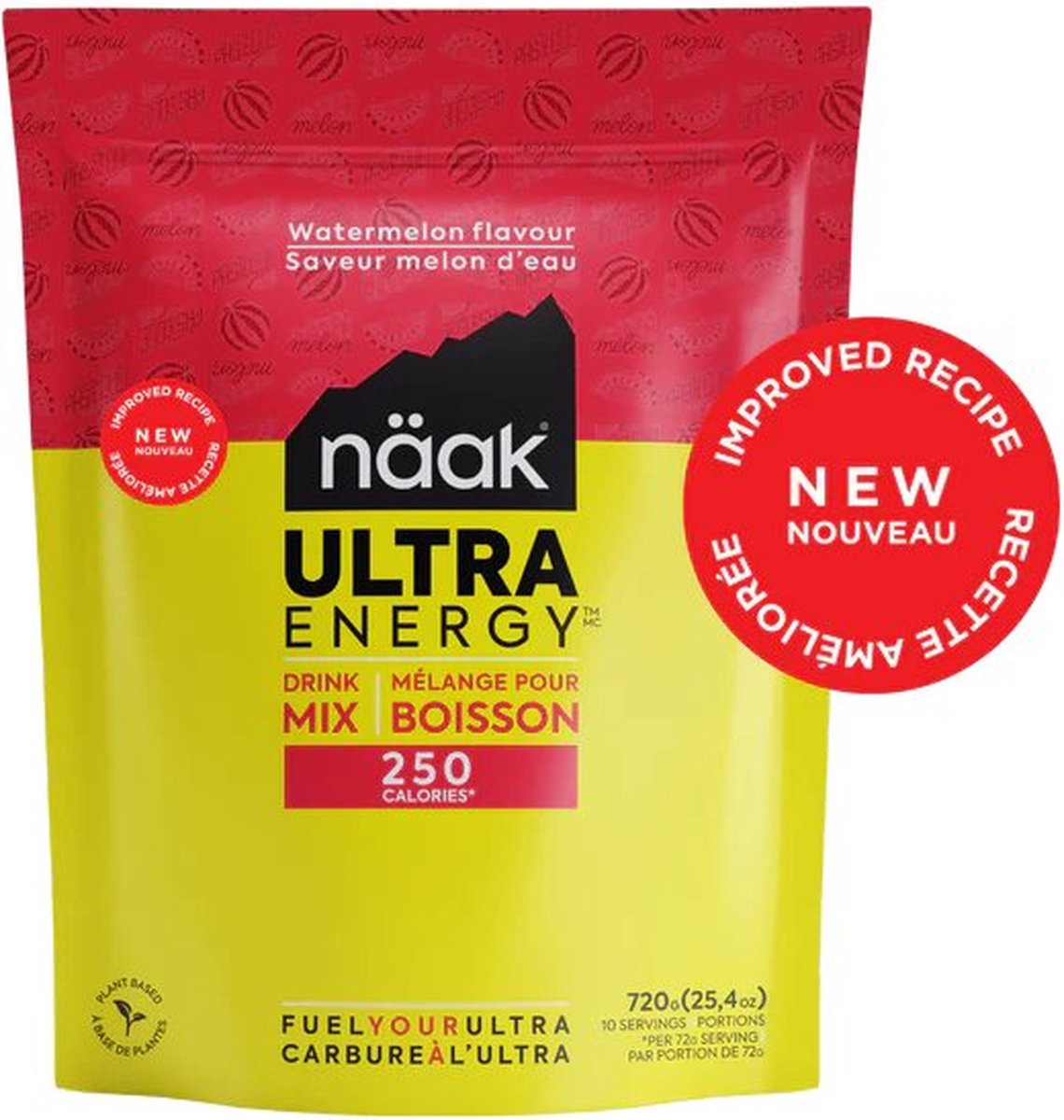NAAK ULTRA ENERGY DRINK MIX, WASSERMELONEN-GESCHMACK, 720 G