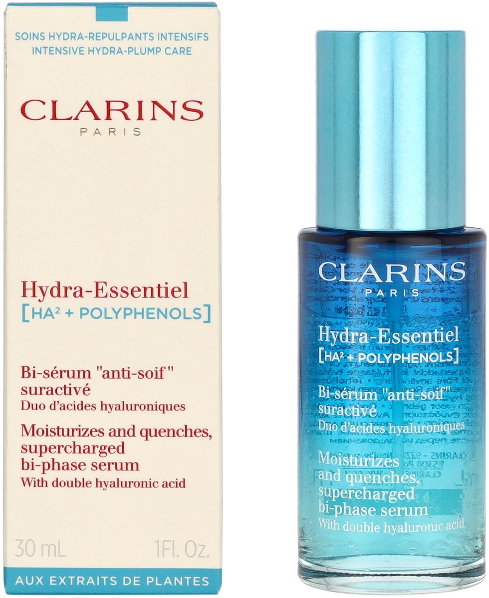 CLARINS HYDRA ESSENTIEL SUPER-AKTIVIERTES, DURSTLÖSENDES BI-SERUM 30 ML