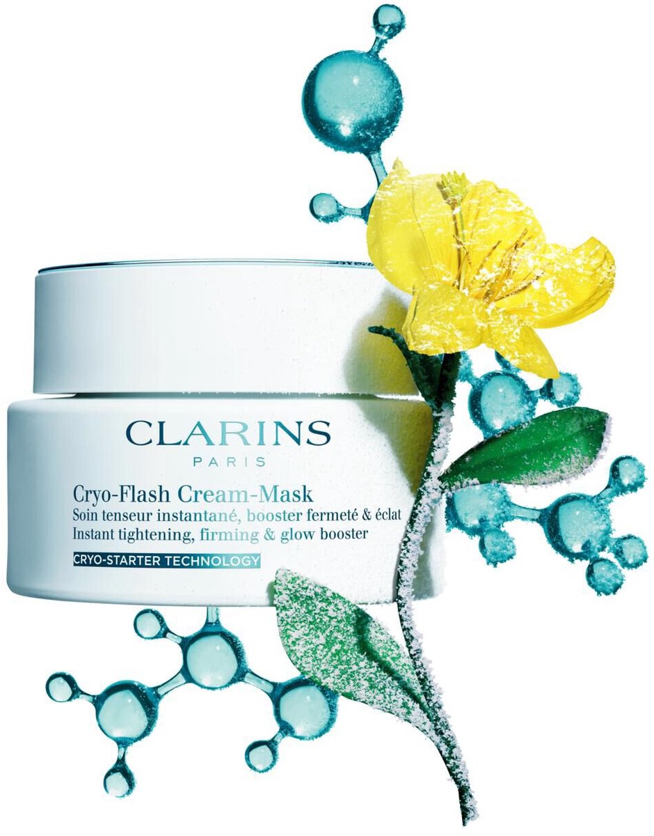 CLARINS CRYO FLASH CREAM MASK STRAFFENDE PFLEGE 75 ML