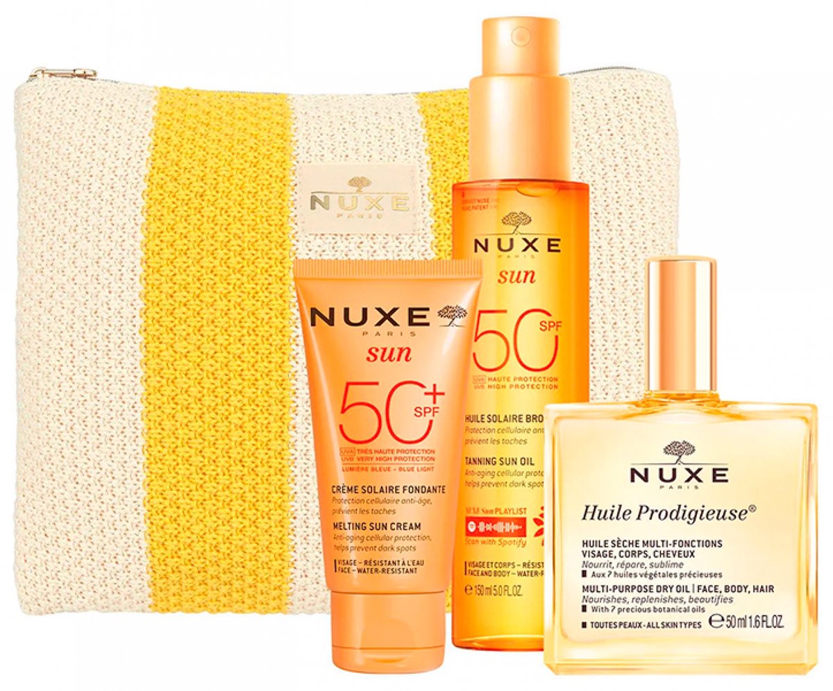 NUXE „MY SUMMER ESSENTIALS“-GESCHENKSET: 3 HAUTPFLEGEPRODUKTE