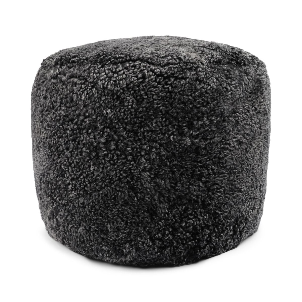 Lammfellpouf Premium | Kurzhaar | Neuseeland | D41x31 cm