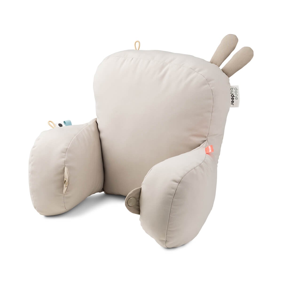 Done by Deer - Kinderwagen-Sitzkissen - Lalee Sand - H: 27 cm, W: 25 cm