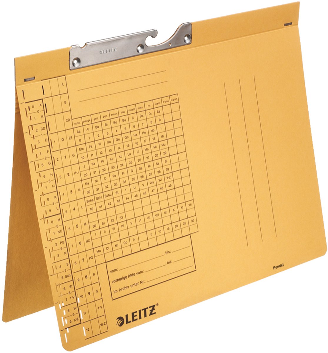 50 x Leitz Pendelhefter Combi Amtsheftung rot