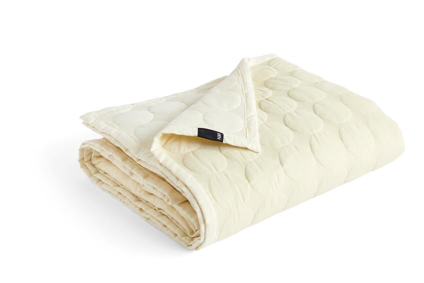 HAY - Mega Dot Tagesdecke - B195 x L245 cm - Elfenbein