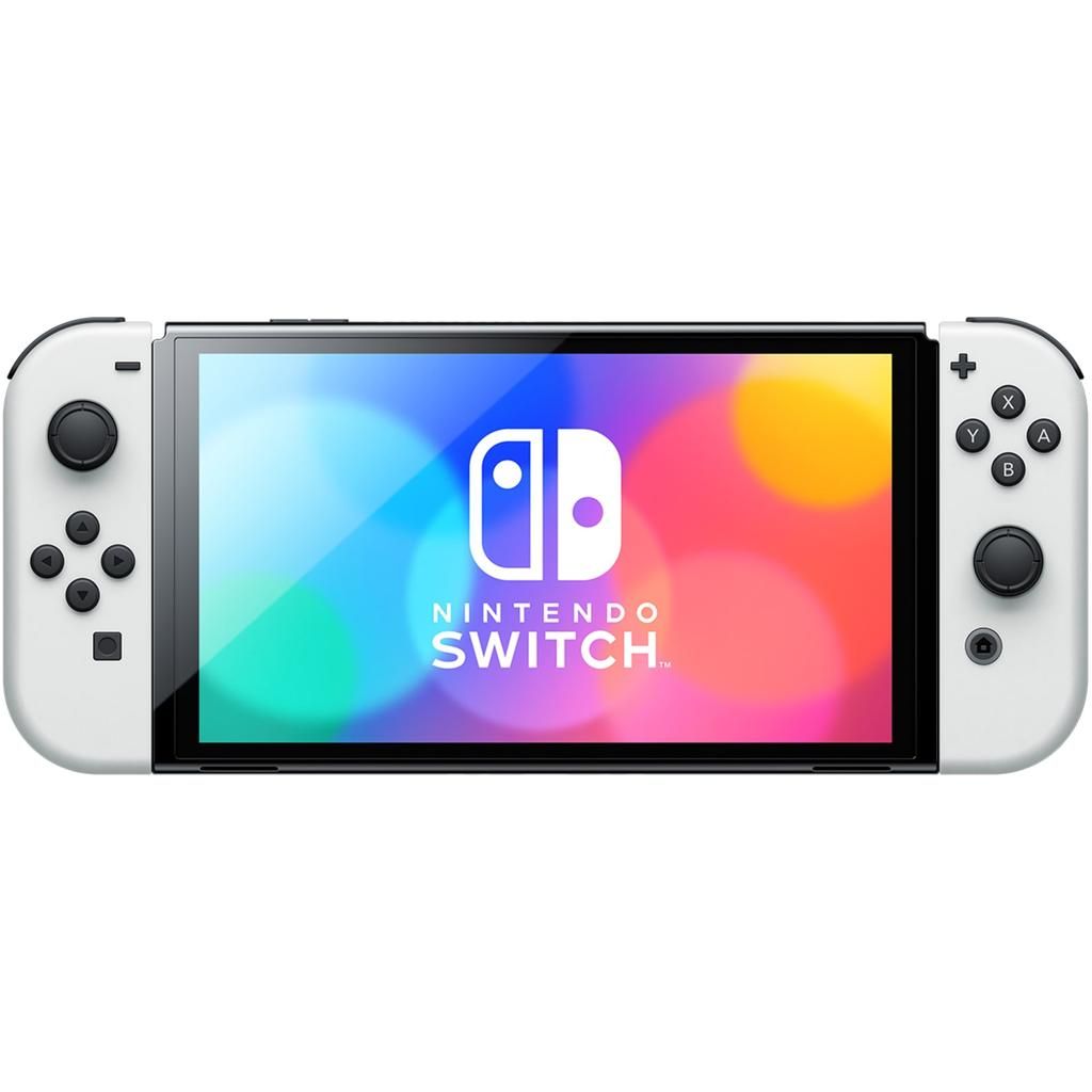 Nintendo Switch OLED - 64 GB - Weiß/Weiß