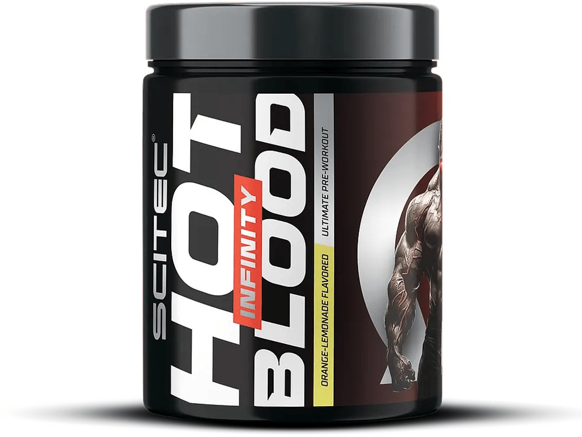 Hot Blood Infinity Pre-Workout mit Koffein, Orange-Limonade, 350 g, Scitec Nutrition
