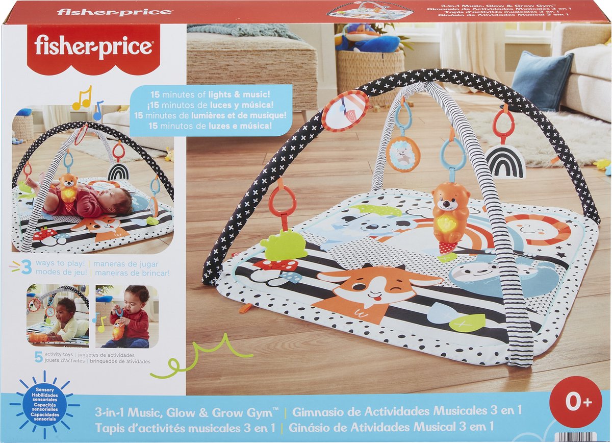 3-in-1-Musikspielmatte, ab 0 Monaten, Fisher-Price
