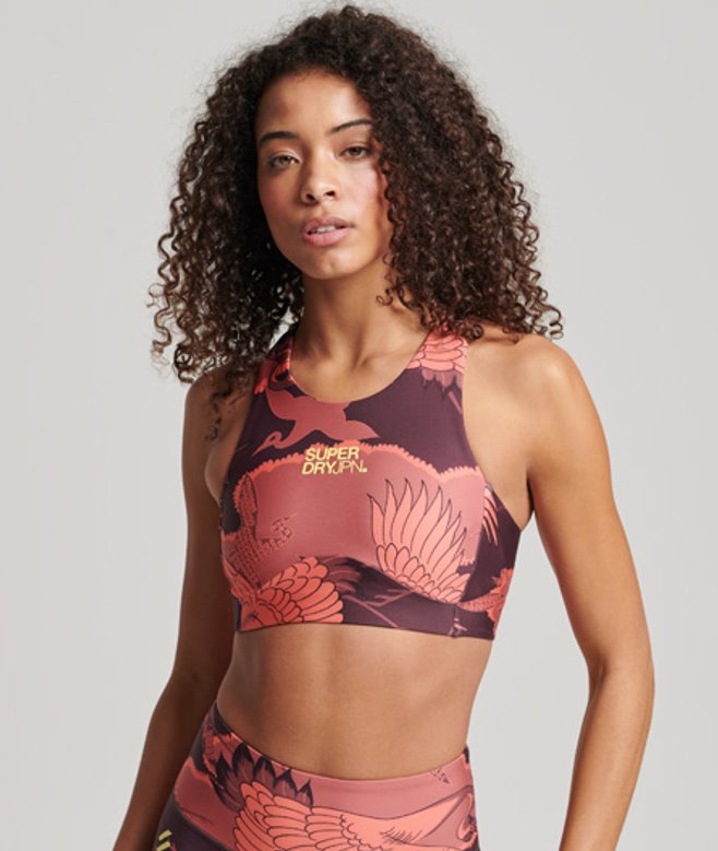Superdry Damen Core Active BH Rot - Größe: 38