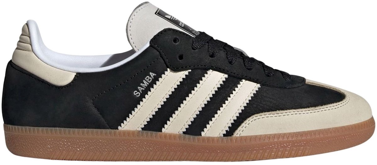 adidas Samba OG Schwarz Wonder White Damen Sneaker Core-Black Silber-Metallic IE5836 37⅓