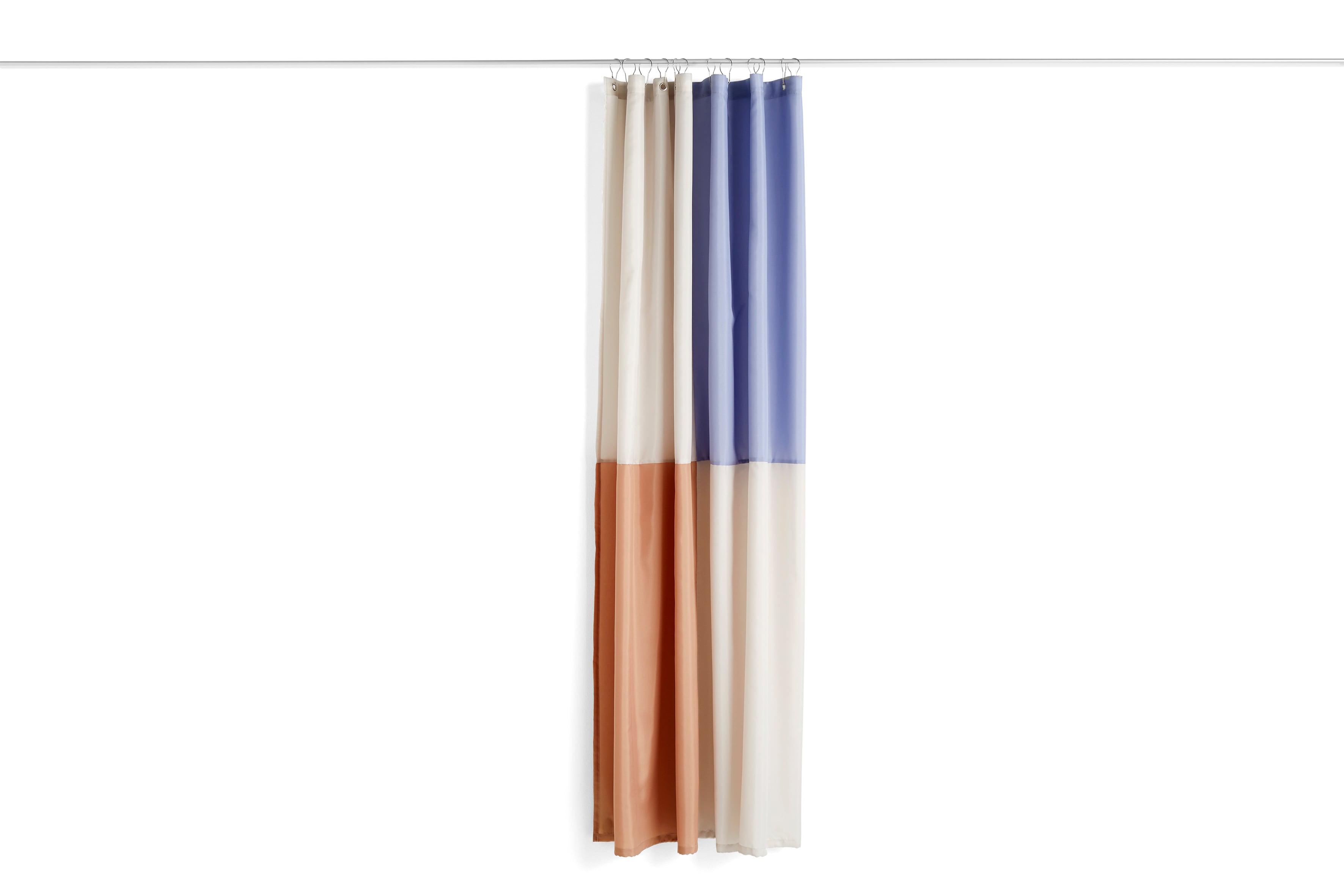 HAY - Check Duschvorhang - B180 x L200 cm - Blau