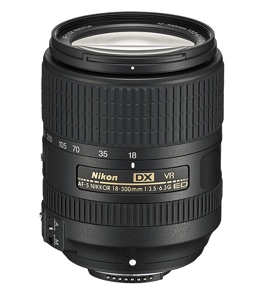 Nikon AF-S DX NIKKOR 18-300mm f/3.5-6.3G ED VR Objektiv schwarz