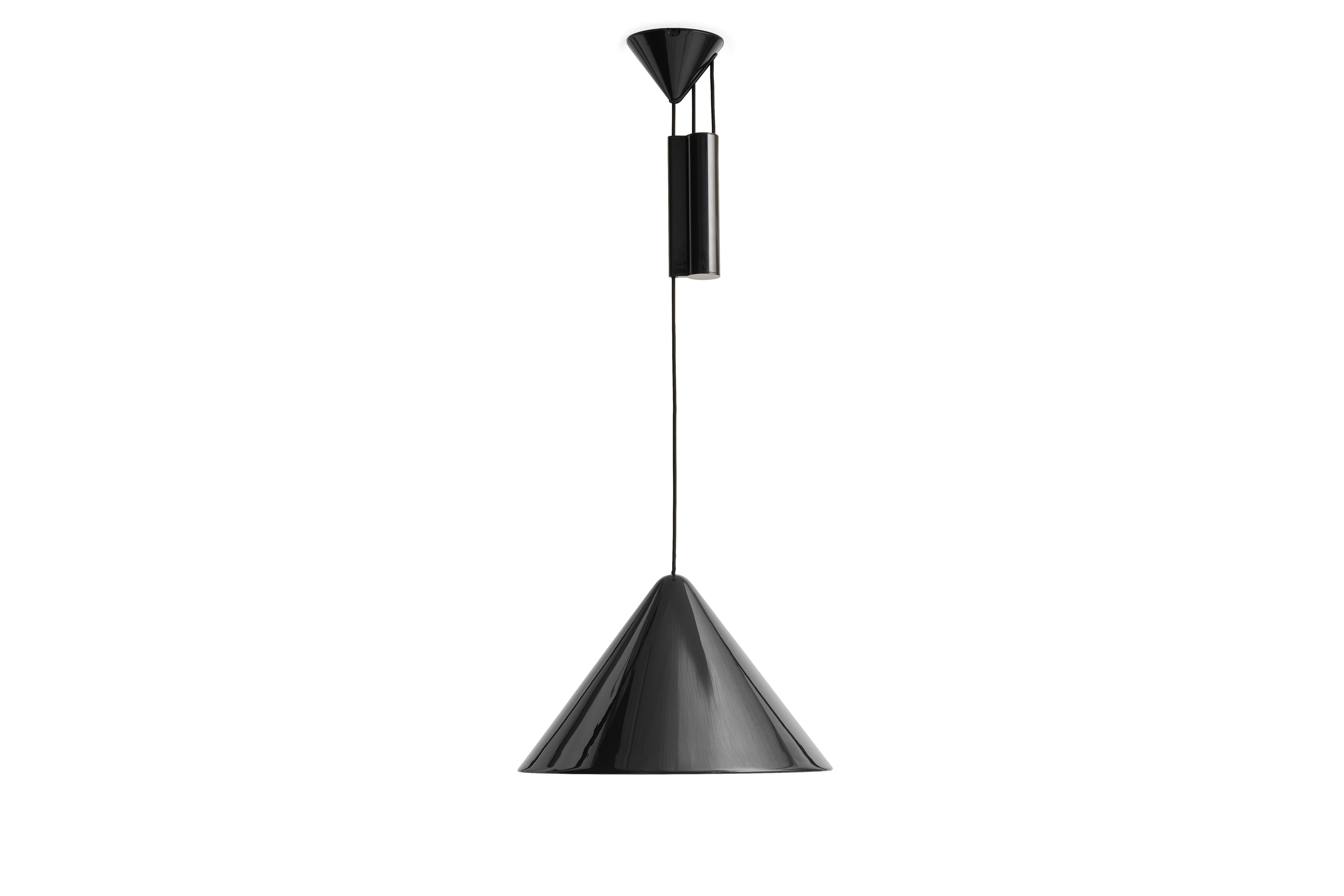 HAY - Compass Adjustable Pendant 430 - Sanftes Schwarz