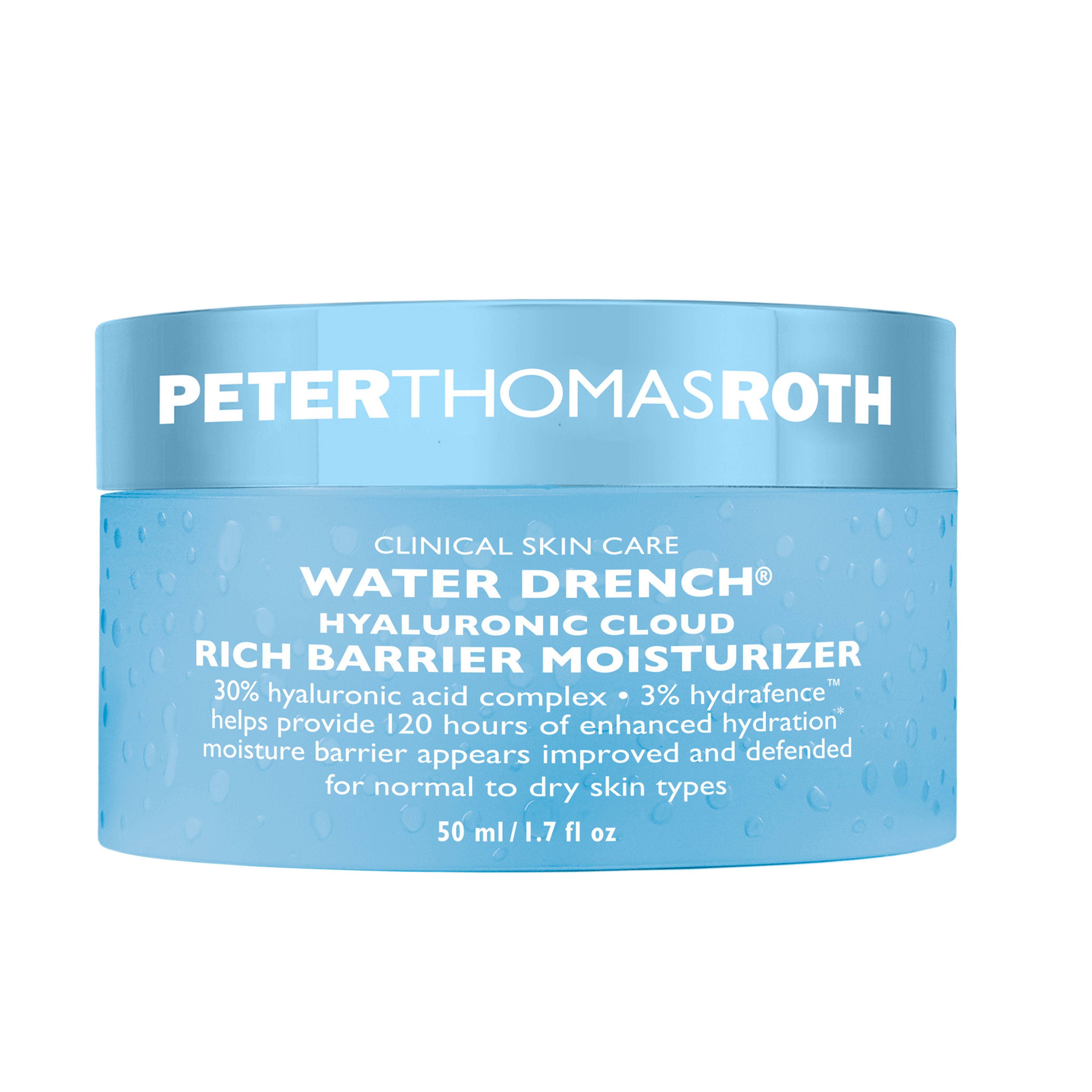 Peter Thomas Roth - Water Drench® Hyaluronic Cloud Rich Barrier Moisturizer 50 ml - Tagescreme