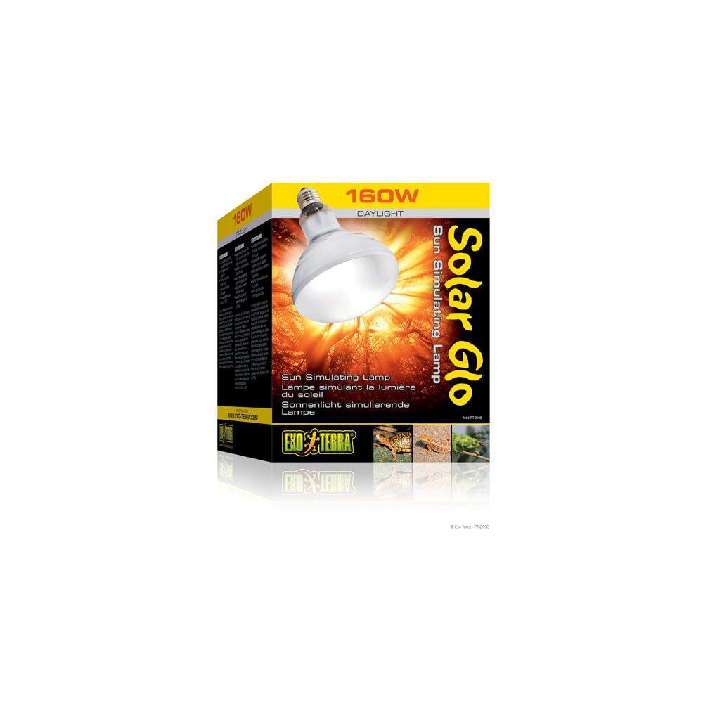 Exo Terra - Solar Glo 160W Uva/Uvb Heat & Sunlight E27  - (220.1822)