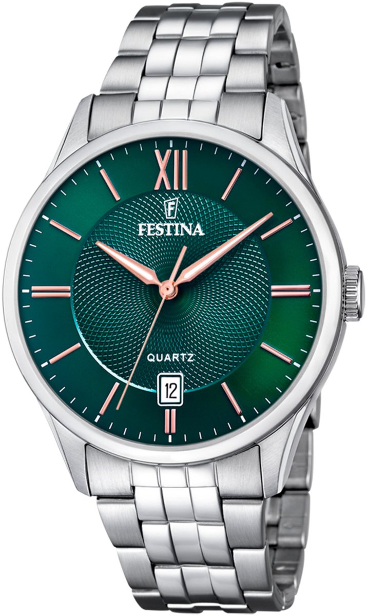Festina F20425/7 Klassik Herrenuhr 43mm 5ATM