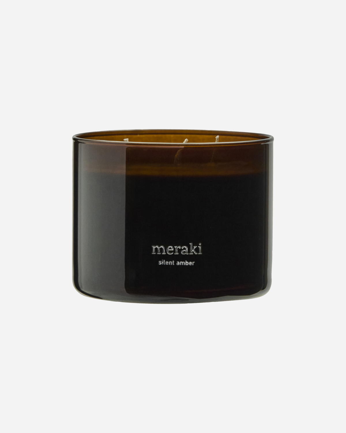 Meraki - Scented Candle - Silent Amber - 340 g - Brown